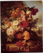 unknow artist Floral, beautiful classical still life of flowers.104 USA oil painting reproduction